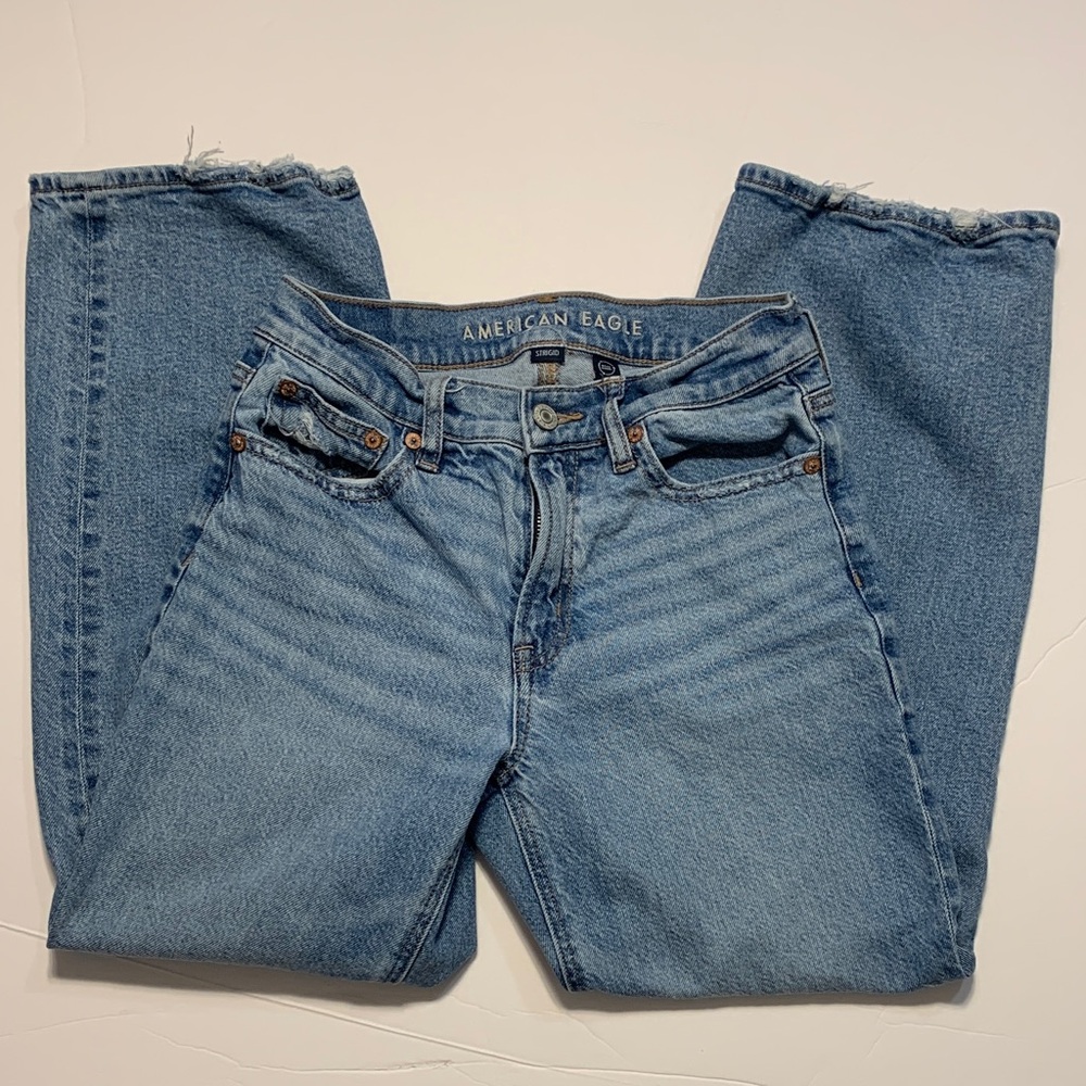 American Eagle Outfitters Women's Light Jeans stovepipe style size 00 short